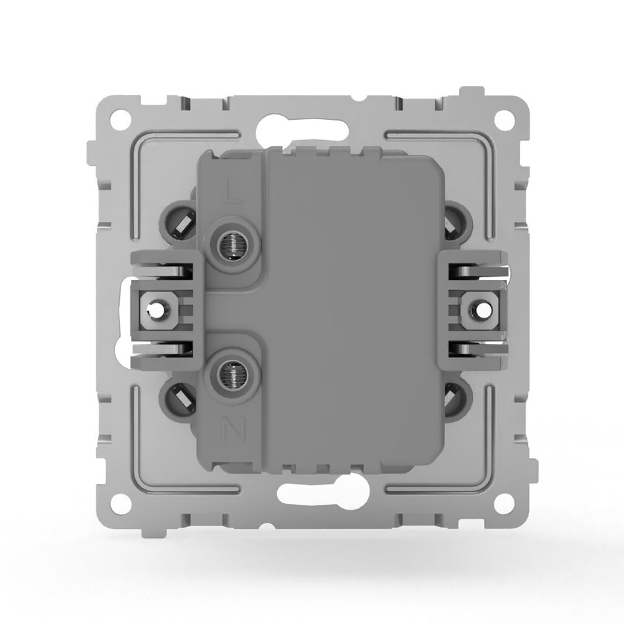 Розетка USB 2 поста TOKOV ELECTRIC PIXEL алюминий, предпросмотр