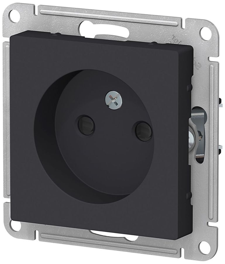 Розетка электрическая Schneider Electric Atlas Design ATN001049 карбон, превью
