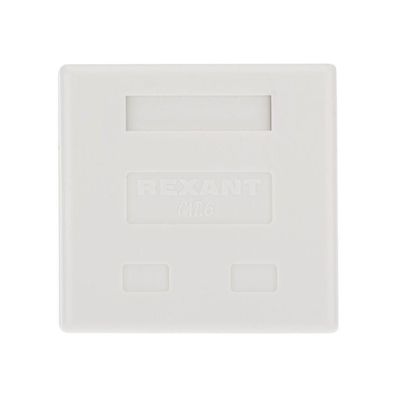 Розетка RJ-45 2 поста REXANT белый, предпросмотр
