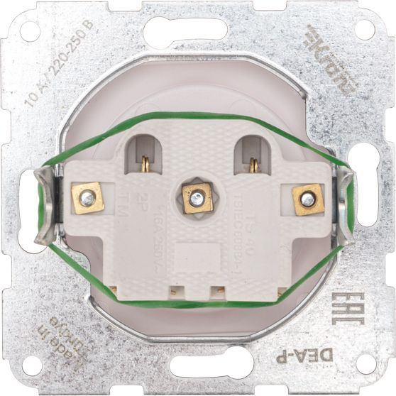 Розетка электрическая Kranz DEA KR-78-0210 белый, превью