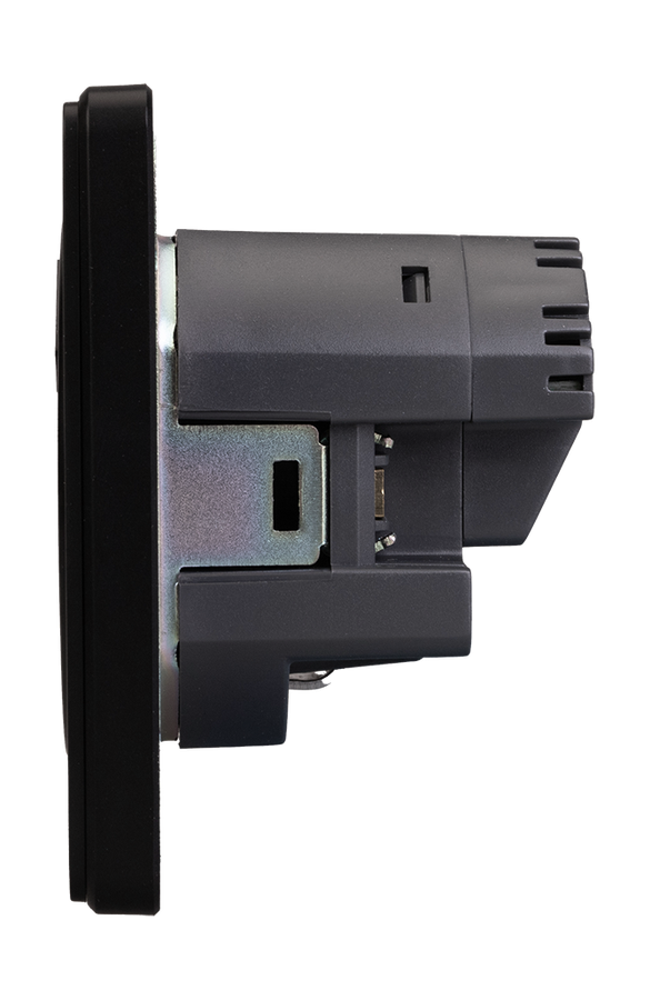 Розетка USB Type-A+C 1 пост Kranz Round оникс, превью