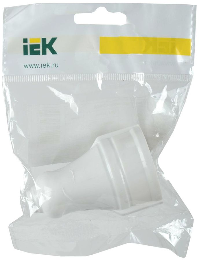 Розетка силовая 1 пост IEK белый, превью