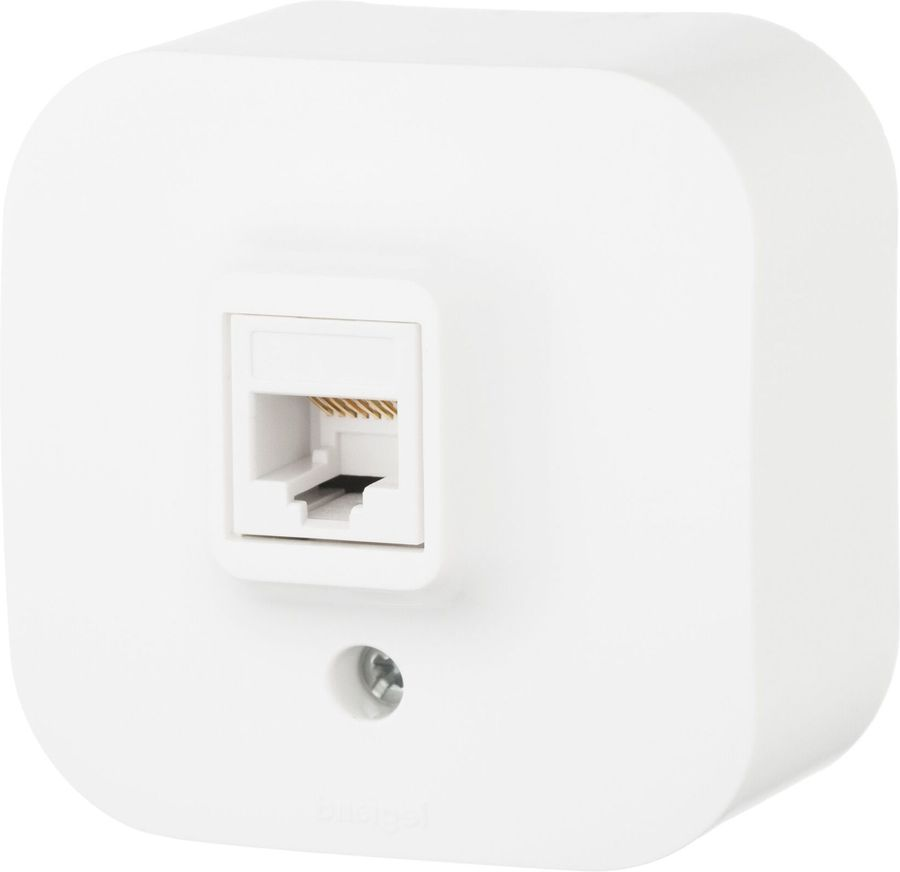 Розетка RJ-45 1 пост Legrand Quteo белый, предпросмотр