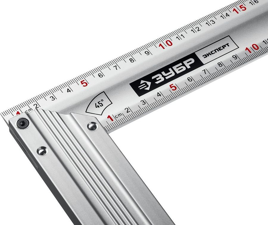 Угольник столярный ЗУБР алюминий 400 мм, предпросмотр