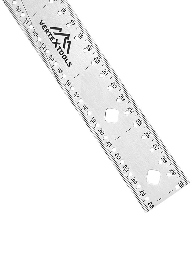 Угольник VERTEXTOOLS ULTRA-PRECISE 3046-300 нержавеющая сталь 300 мм, превью
