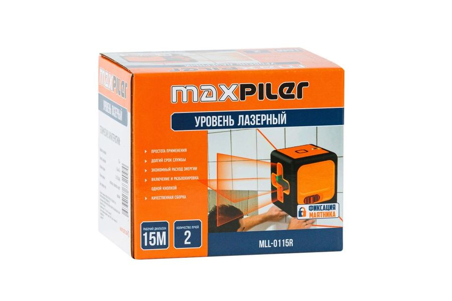 Уровень лазерный P.I.T. MAXPILER MLL-0115R 15 м 2 луча, превью