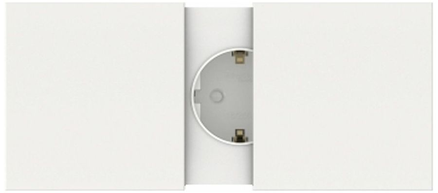 Розетка электрическая 2 поста Schneider Electric Atlas Design белый, предпросмотр