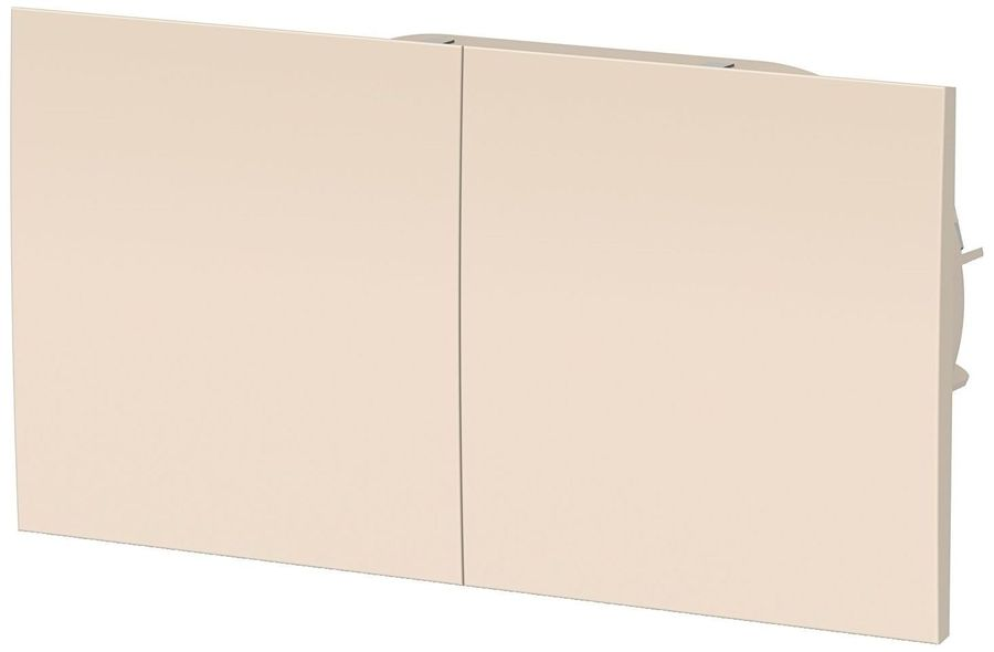 Розетка электрическая 2 поста Schneider Electric Atlas Design бежевый, предпросмотр