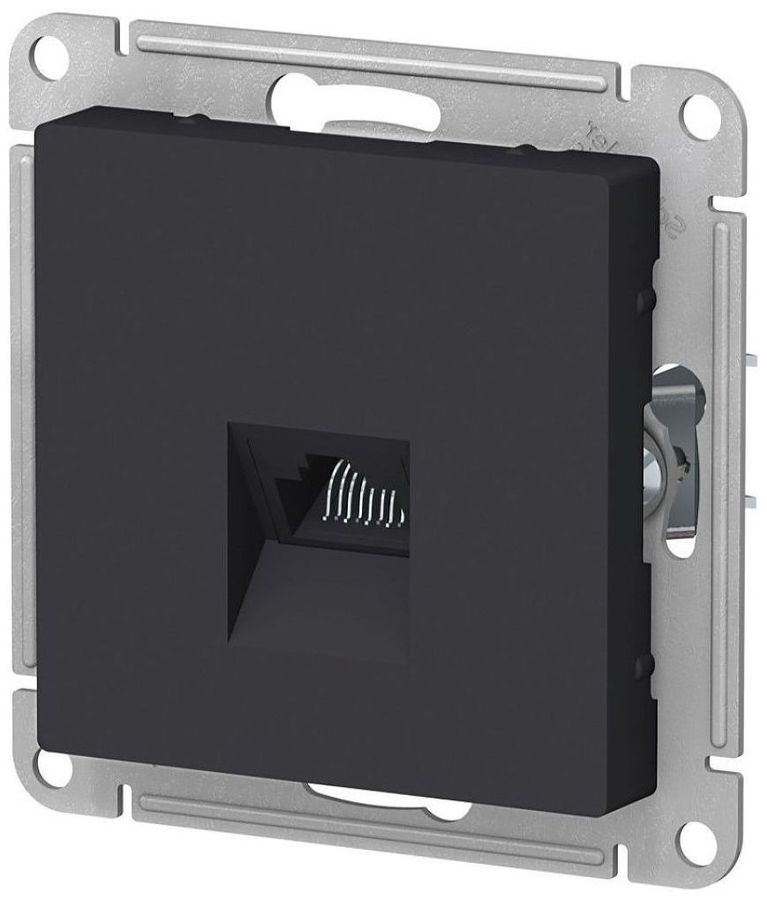 Розетка RJ-45 1 пост Schneider Electric Atlas Design карбон, превью