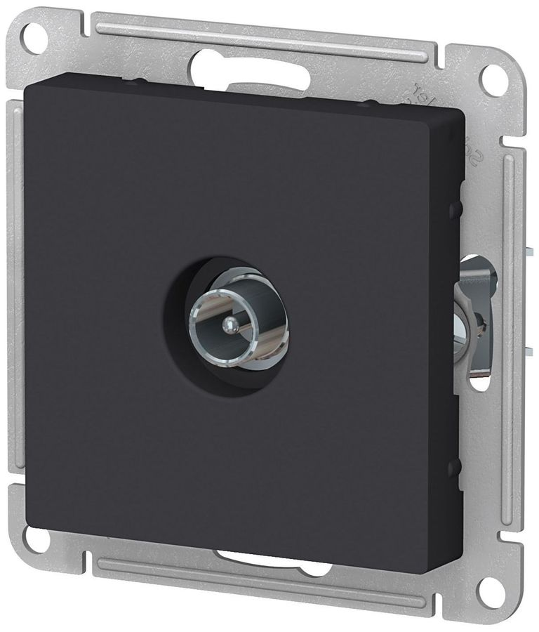 Розетка TV 1 пост Schneider Electric Atlas Design ATN001091 карбон, предпросмотр