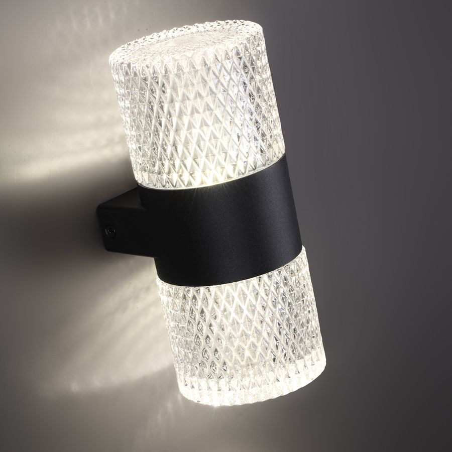 Светильник ландшафтный настенный STREET ESTIMA, LED 14W, 4000K, IP65, 19,4х8,2х9,6 см, черный, предпросмотр