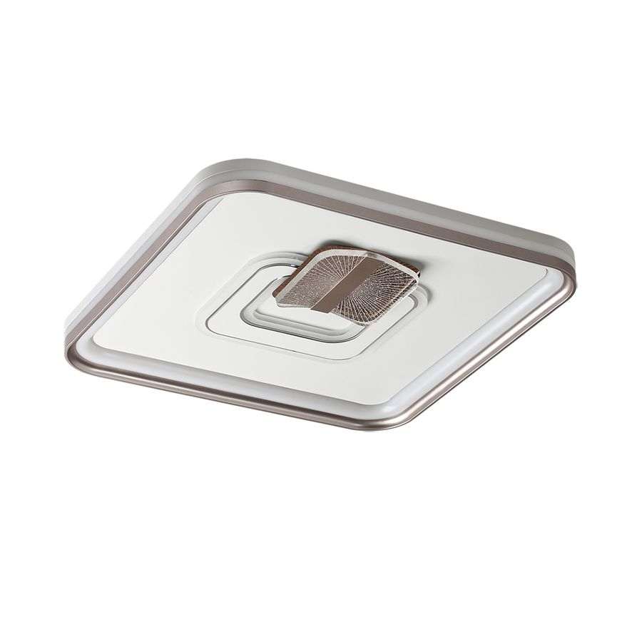 Светильник Lumion Piko Gemini, LED 85Вт, 3000-6500K, 490х490, IP20, пульт ДУ, металл/акрил, Белый, предпросмотр