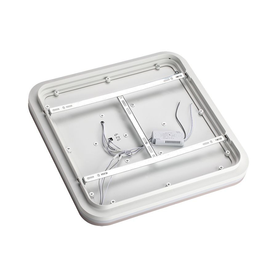 Светильник Lumion Piko Gemini, LED 85Вт, 3000-6500K, 490х490, IP20, пульт ДУ, металл/акрил, Белый, превью