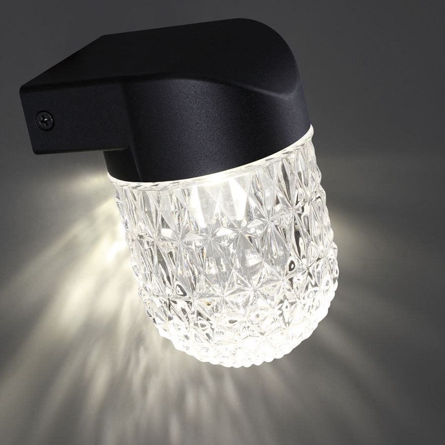 Светильник ландшафтный настенный STREET ESTIMA, LED 7W, 4000K, IP65, 12,9Х8,0Х9,6 см, черный, предпросмотр