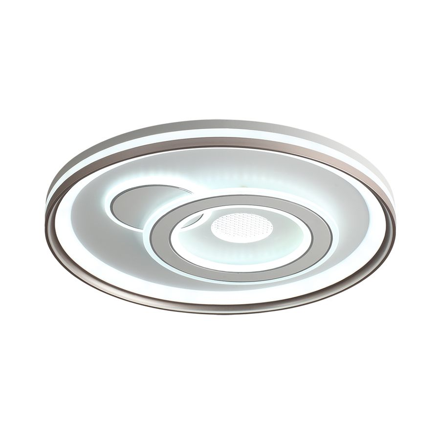 Светильник Lumion Piko Gemini, LED 85Вт, 3000-6500K, D490, IP20, пульт ДУ, металл/акрил, Белый, предпросмотр