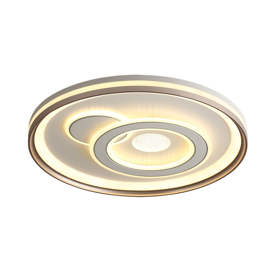 Светильник Lumion Piko Gemini, LED 85Вт, 3000-6500K, D490, IP20, пульт ДУ, металл/акрил, Белый, предпросмотр
