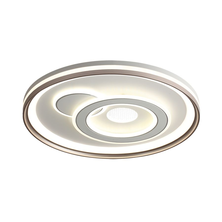 Светильник Lumion Piko Gemini, LED 85Вт, 3000-6500K, D490, IP20, пульт ДУ, металл/акрил, Белый, предпросмотр