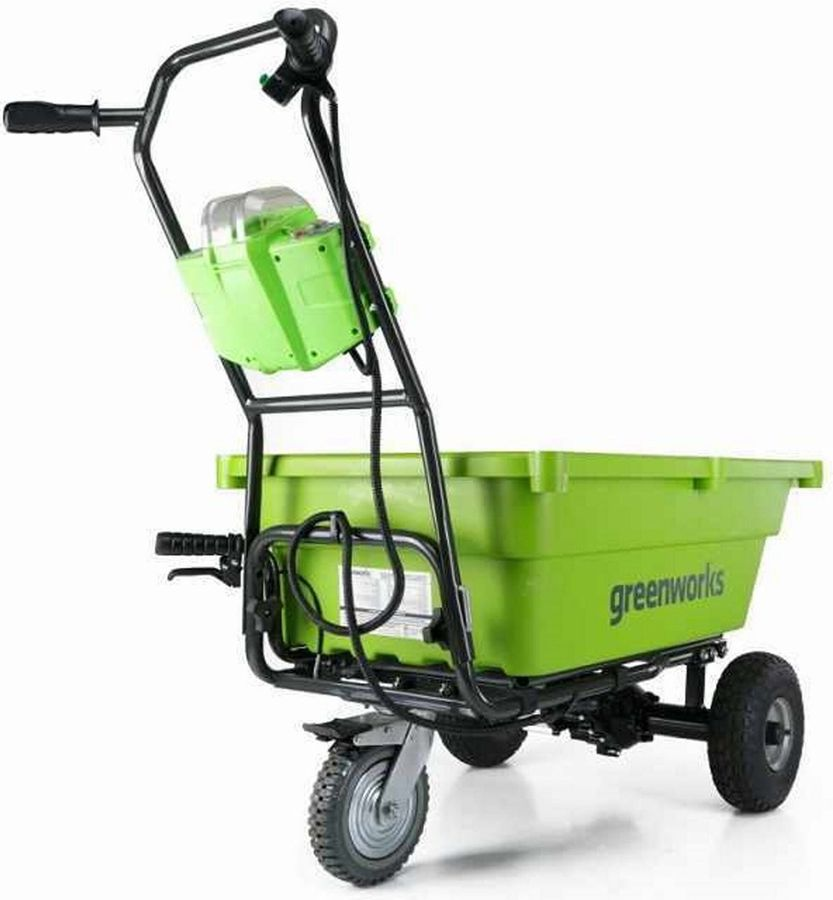 Тележка самоходная аккумуляторная GREENWORKS 40В, G40GC, превью