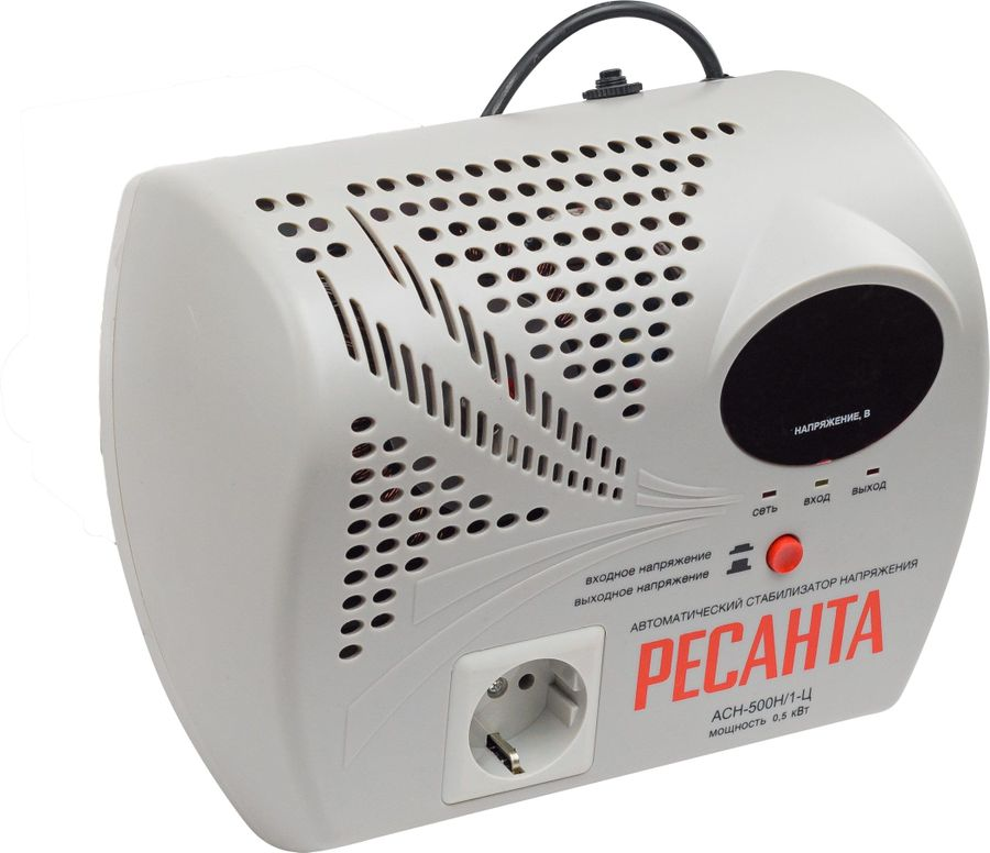 Стабилизатор напряжения РЕСАНТА АСН-500Н/1-Ц, предпросмотр