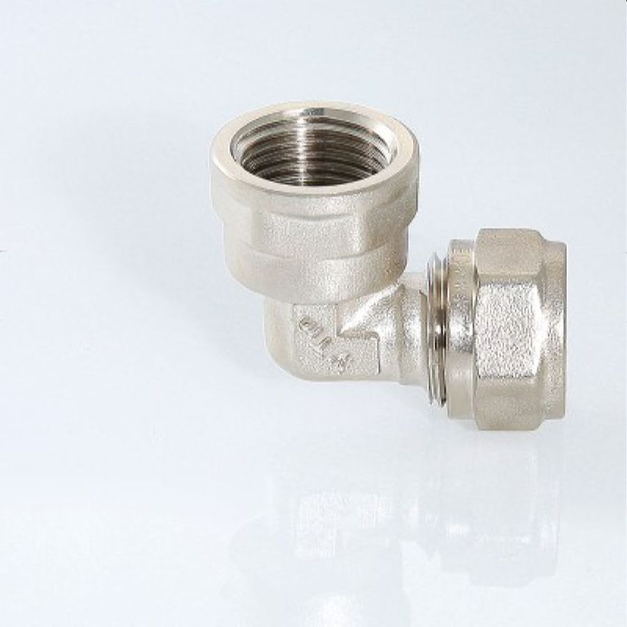 Угольник латунь никелированный VALTEC 3/4" x 16 мм, превью