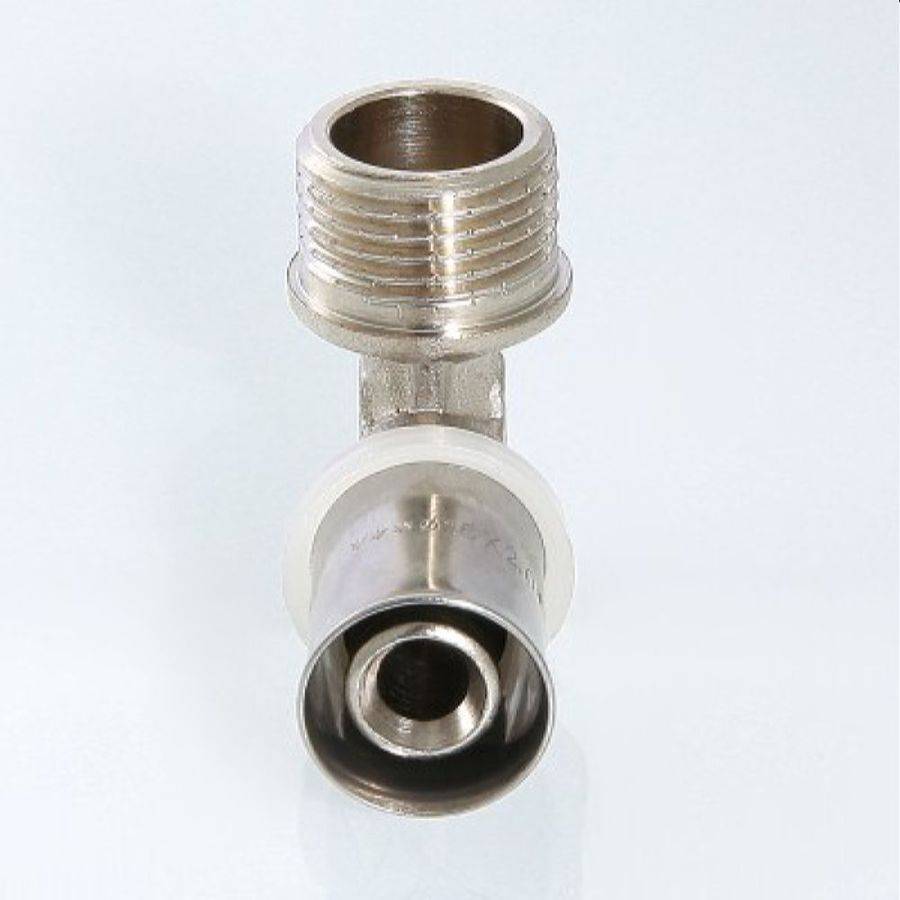Угольник латунь никелированный VALTECVTm.253.N 1/2" х 16 мм, предпросмотр