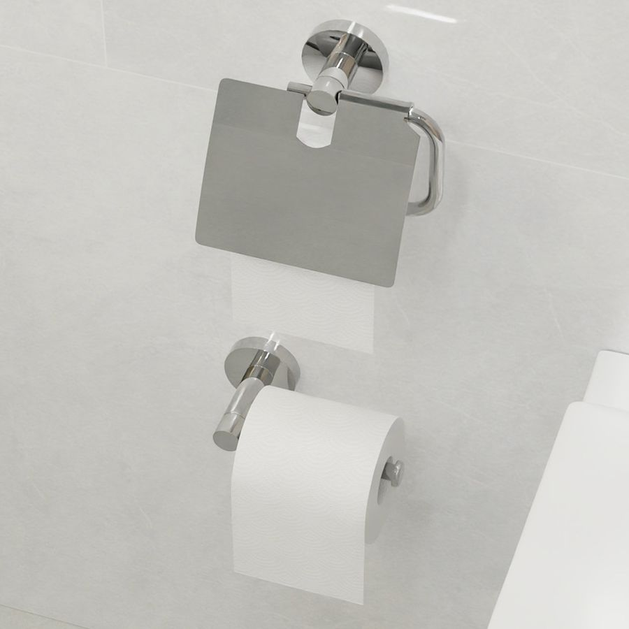 Бумагодержатель с крышкой хром comfort chrome 15х13х5, предпросмотр