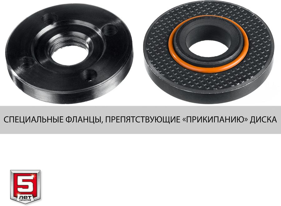 Шлифмашина угловая ЗУБР Мастер УШМ-125-1205 Э 1200 Вт, предпросмотр