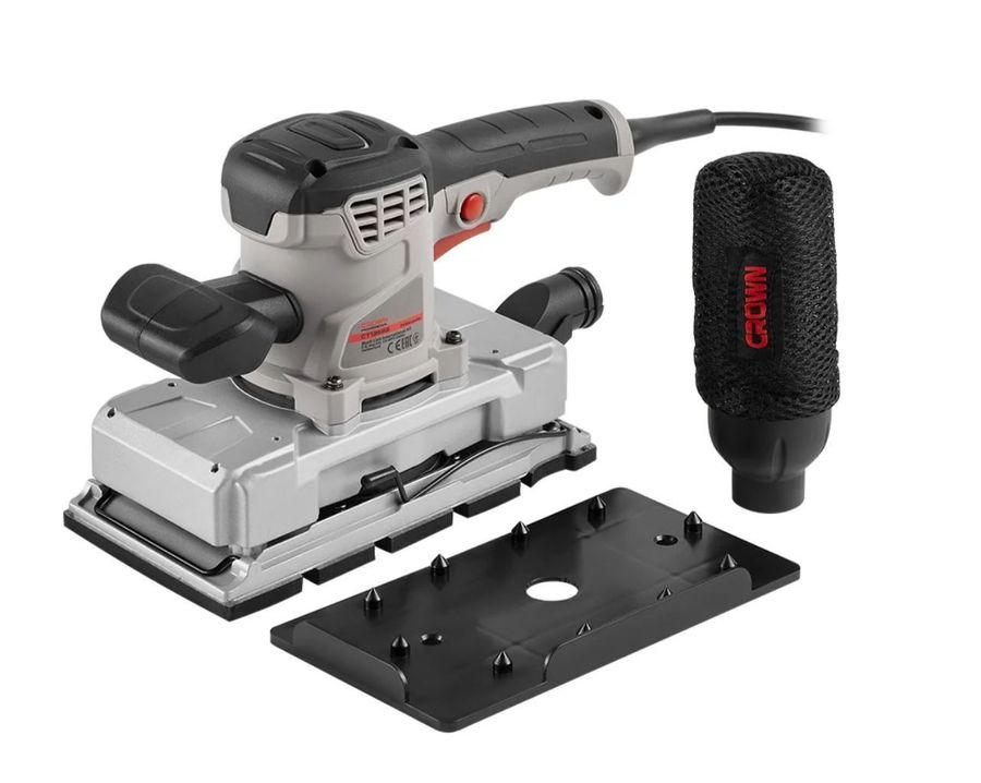 Шлифмашина вибрационная электрическая CROWN CT13682 430 Вт, предпросмотр