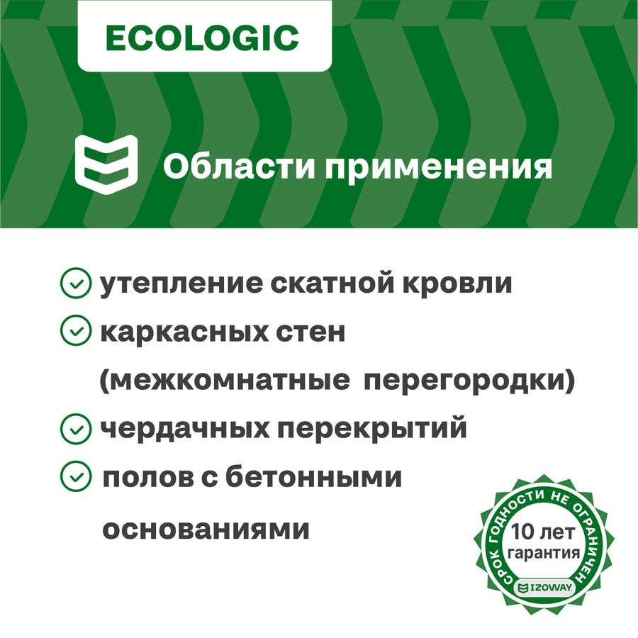 Строительная мембрана гидроизоляционная IZOWAY мембранная 35 г/м² 1,6x43,75 м, превью