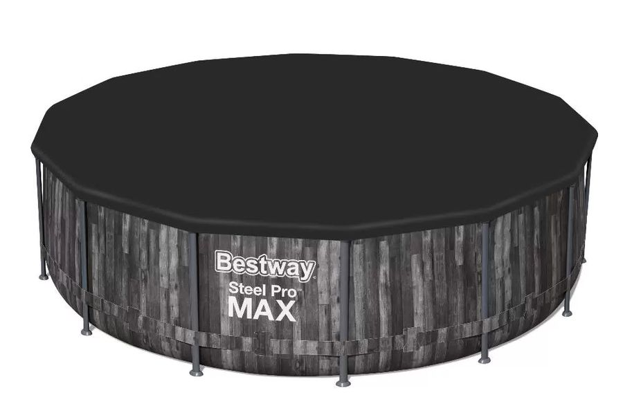 Бассейн каркасный круглый Bestway Steel Pro Max  427х427х107 см, предпросмотр