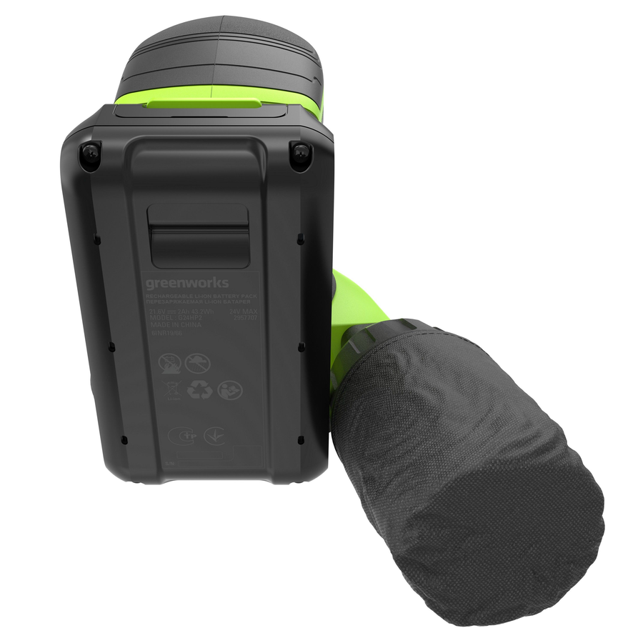 Эксцентриковая шлифмашина аккумуляторная GREENWORKS OS325 24V 1х2Ач ЗУ, предпросмотр