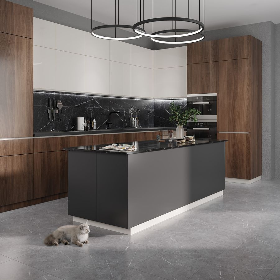 Керамогранит Cersanit Oriental черный 42X42 см 1,587 м², превью
