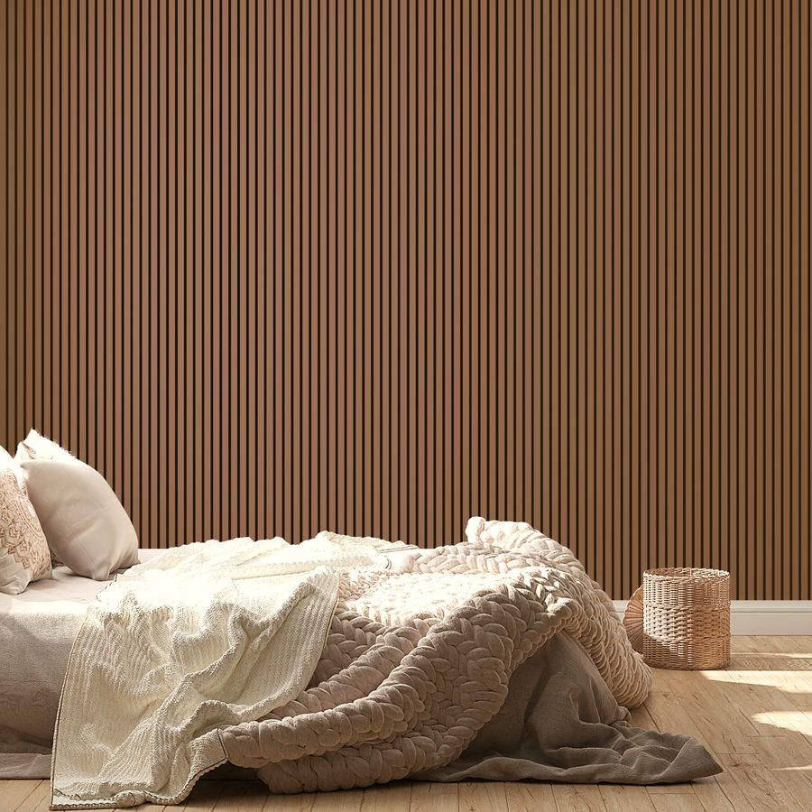Панель стеновая акустическая Stella Comfort De Luxe Terracotta 2780х600х9, предпросмотр