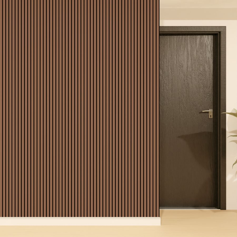 Панель стеновая акустическая Stella Comfort De Luxe Terracotta 2780х600х9, предпросмотр