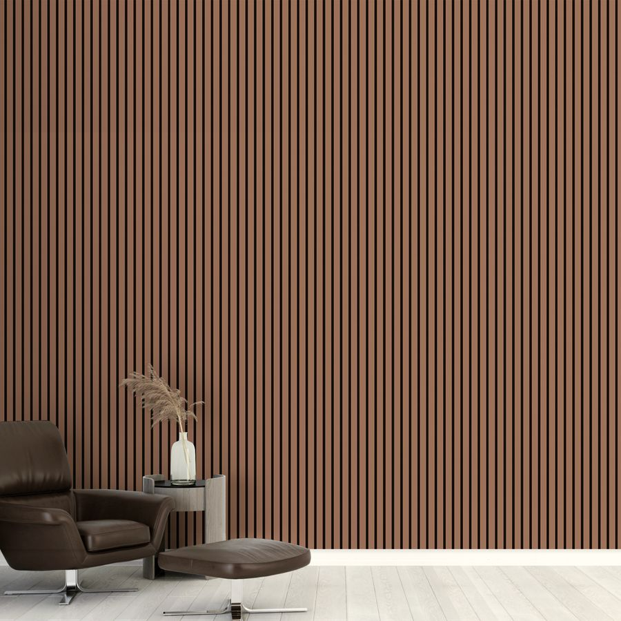 Панель стеновая акустическая Stella Comfort De Luxe Terracotta 2780х600х9, превью