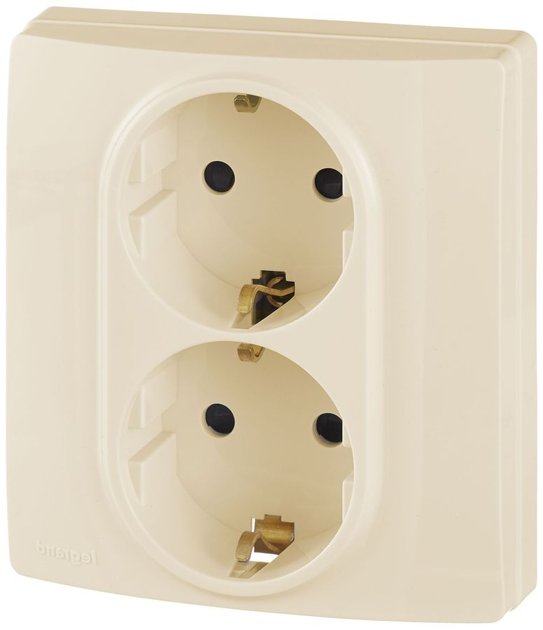 Розетка электрическая Legrand Etika 672333 слоновая кость, превью