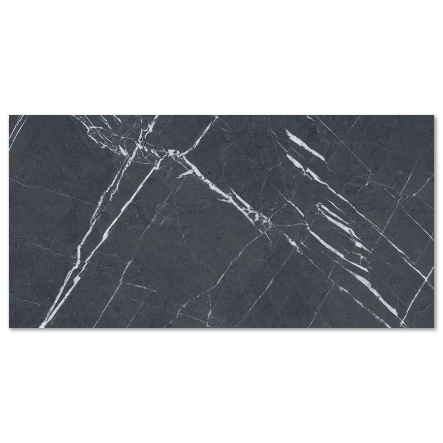Керамогранит AB Gres Black Marquina Glossy 60X120 см 1,44 м², предпросмотр