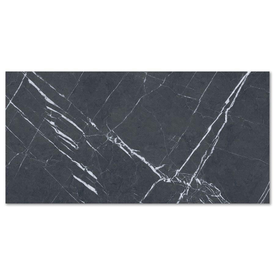 Керамогранит AB Gres Black Marquina Glossy 60X120 см 1,44 м², предпросмотр
