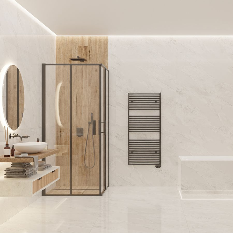 Керамогранит AB Gres Phantom Bianco Glossy 60X120 см 1,44 м², превью