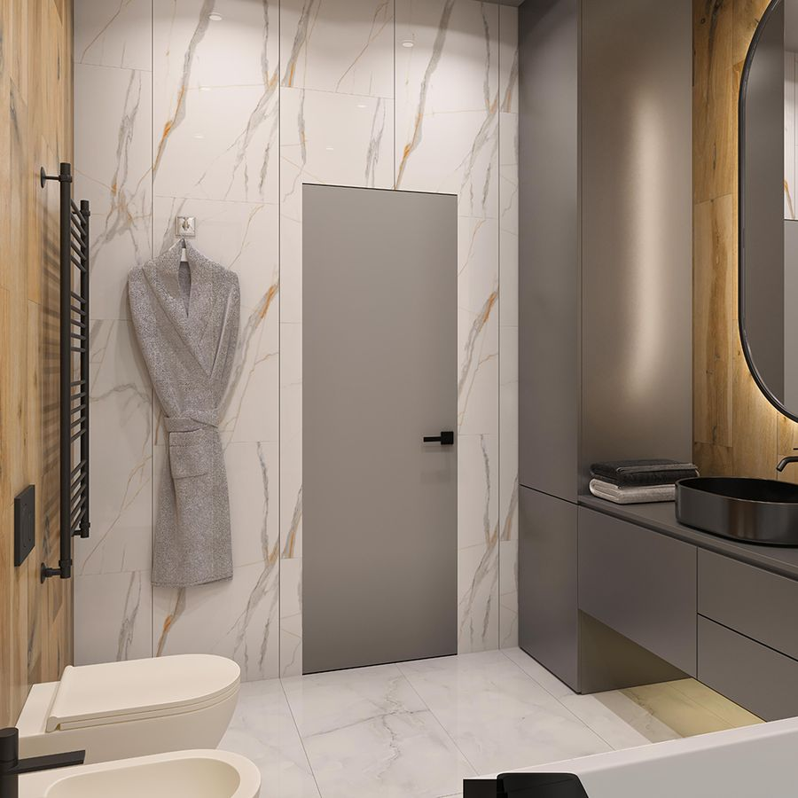 Керамогранит AB Gres Roma Grigio Glossy 60X120 см 1,44 м², предпросмотр