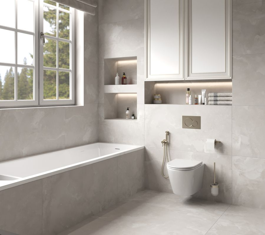 Керамогранит Staro Onyx Elegant Bianco Satin 60X120 см 1,44 м², предпросмотр