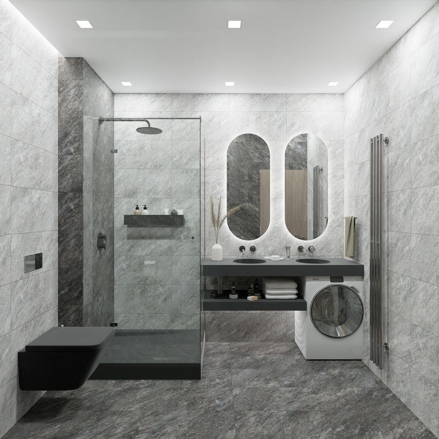 Керамогранит GLOBAL TILE Thor темно-серый 30x60 см 1,44 м², предпросмотр