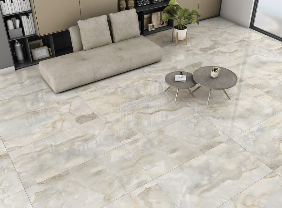 Керамогранит Global Tile Miller Onyx бежевый полированный 60X120 см 1,44 м², предпросмотр