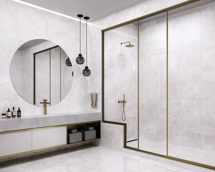 Керамогранит Global Tile Onyx белый 60X120 см 2,16 м², предпросмотр