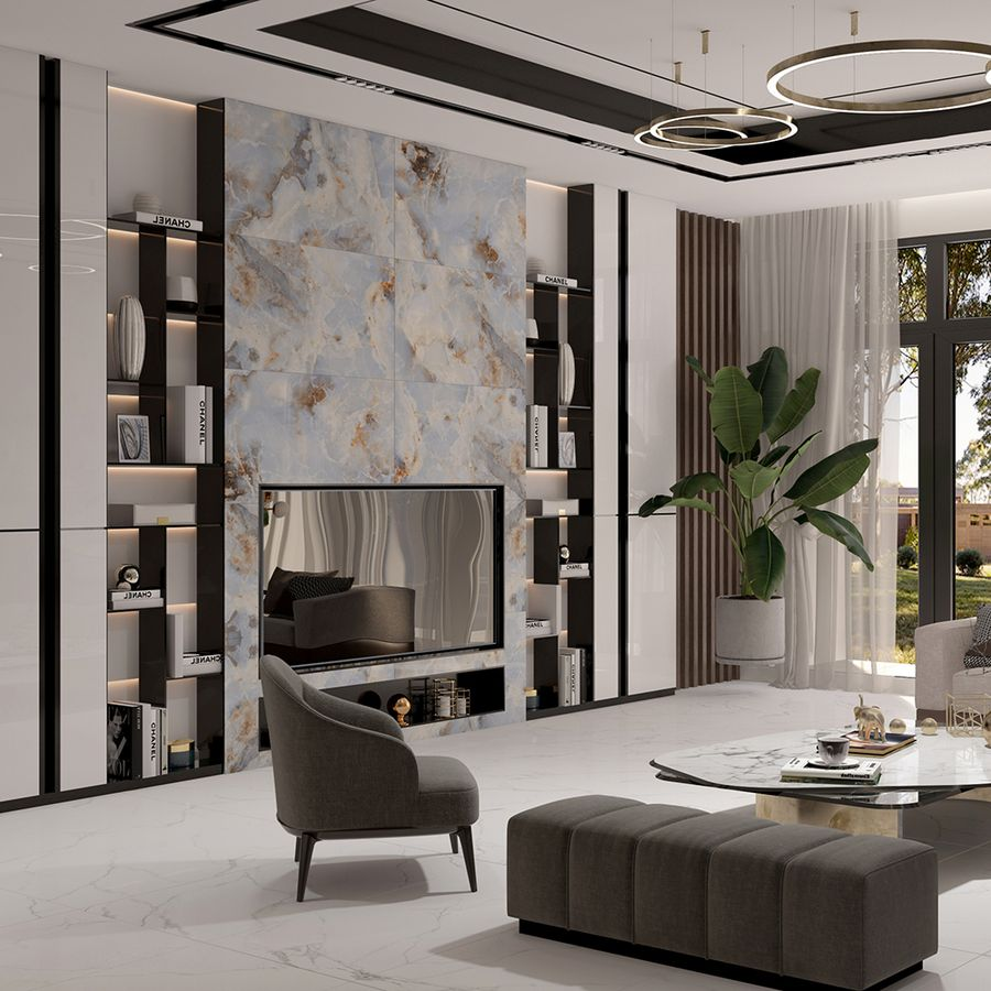 Керамогранит PRO Monty Onyx Azzul 60x60 см 1,44 м², превью