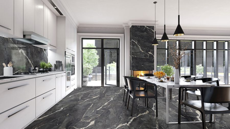 Керамогранит Global Tile Camlin черный 60X120 см 1,44 м², превью