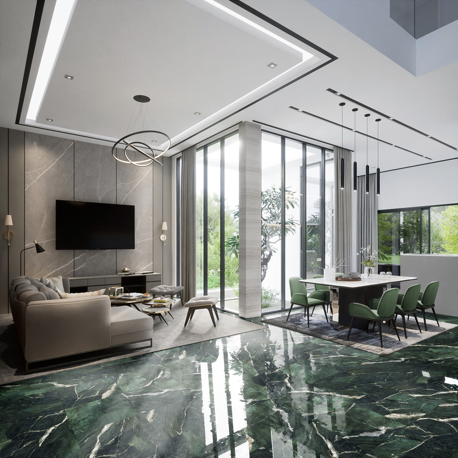Керамогранит Global Tile Camlin Суперполировка зеленый 60X120 см 1,44 м², превью