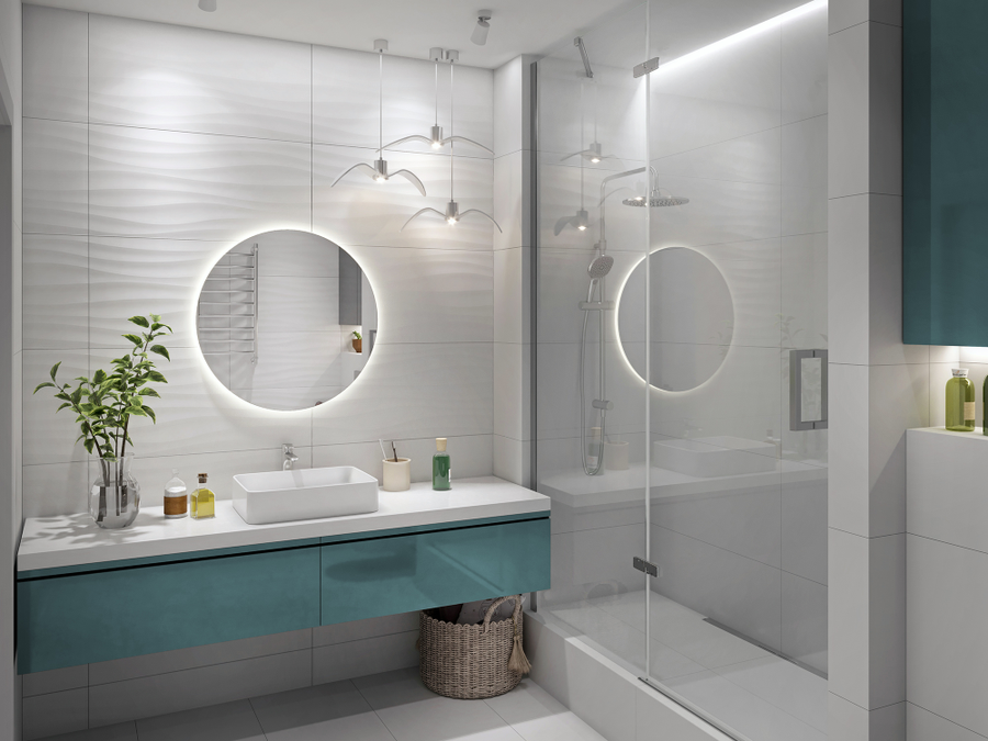 Керамогранит GLOBAL TILE Princess Волна белый 40x80 см 1,6 м2, предпросмотр