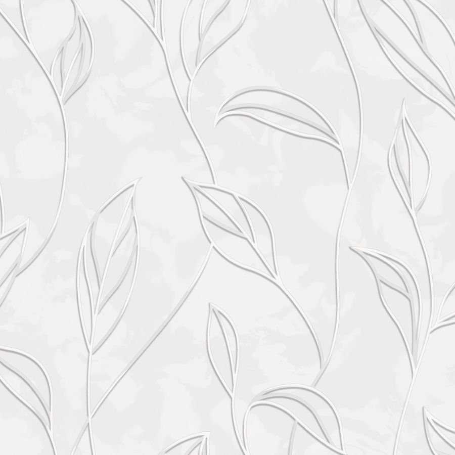 Виниловые обои WALLSECRET liola 9050-22 белые 1,06х10,05 м, превью