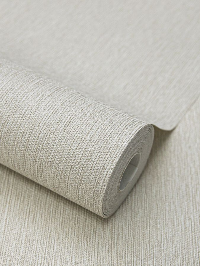Виниловые обои WALLSECRET tessa 9061-02 бежевые 1,06х10,05 м, предпросмотр